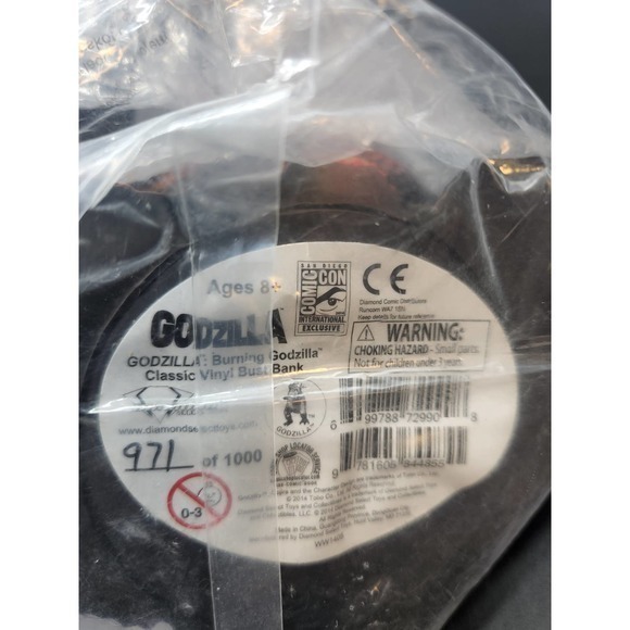 Diamond Select 2014 San Diego Comic Con Exclusive Burning Godzilla‎ Bust … - Picture 4 of 6